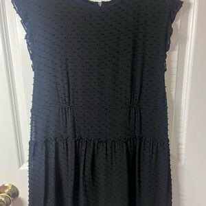 Girls Burberry Black Textured Garment